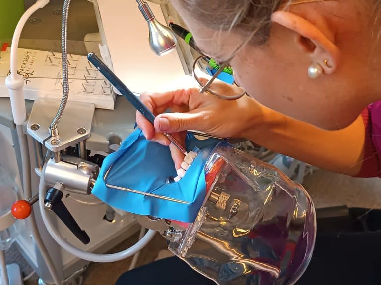 formation dentaire TP travaux pratiques académie du sourire nomade